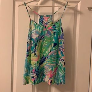 EUC Lilly Pulitzer Silk Tank Medium